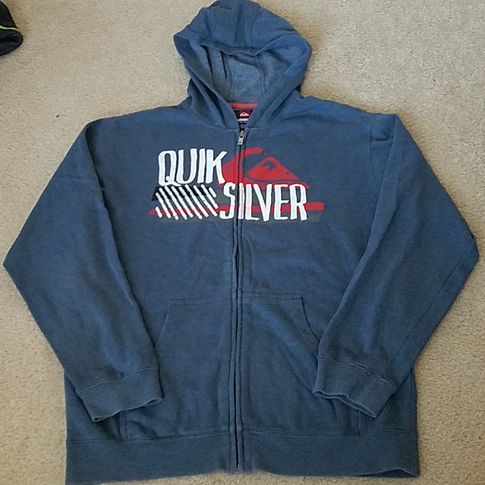 EUC Quicksilver Blue Sweater/Jacket